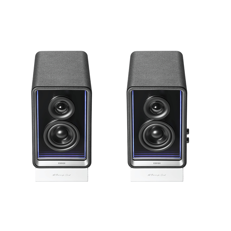 Edifier QR65 Aktive Design-Lautsprecher RGB Schwarz retail - Lautsprecher - 40 KHz, Ansicht 4