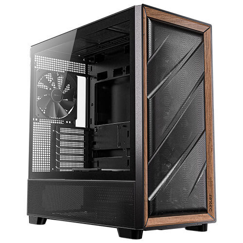 Antec FLUX - Mid tower - E-ATX - Seitenteil mit Fenster (gehärtetes Glas), Ansicht 3