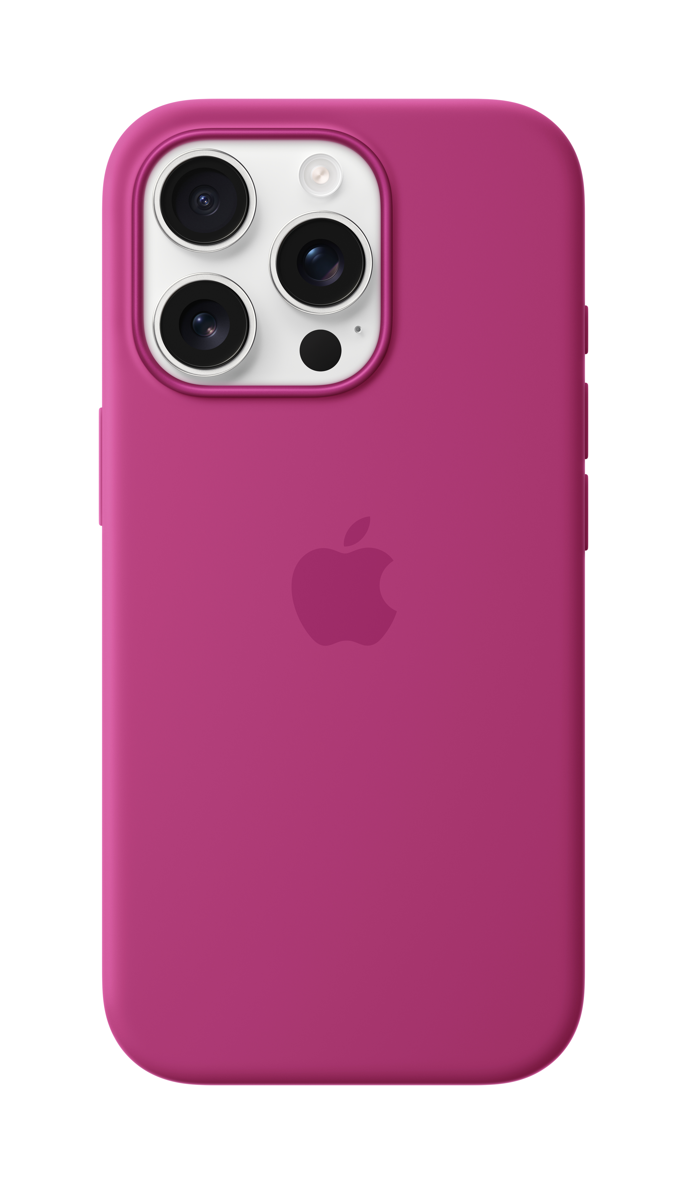 Apple iPhone 16 Pro Silikon Case mit MagSafe - Magentafarben, Ansicht 2