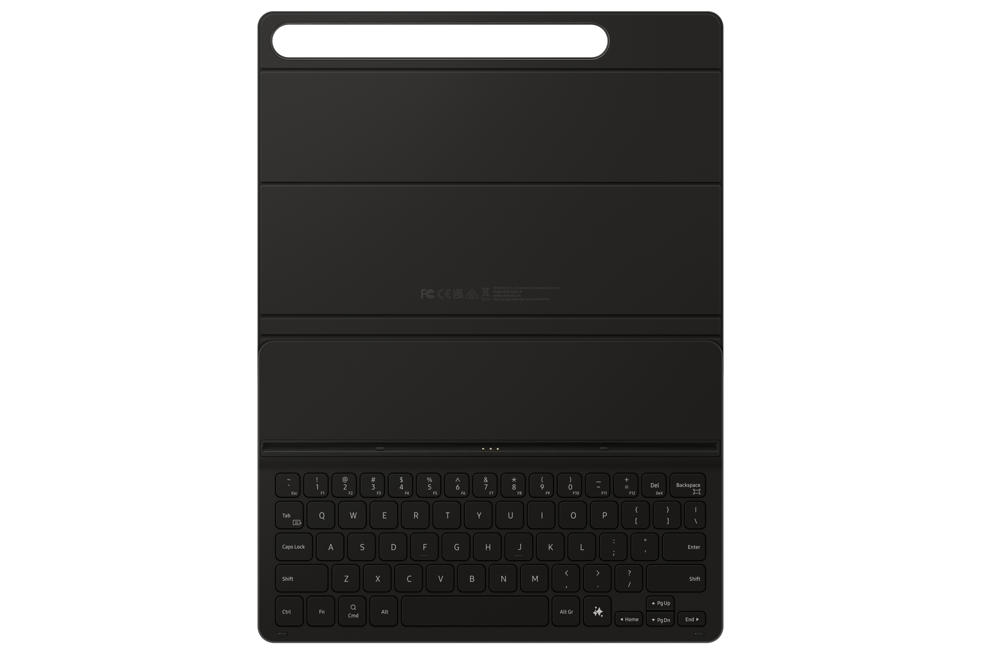 Samsung EF-DX720 - Tastatur und Foliohülle (Buch-Cover) - TL: Deutsch, QWERTZ, Ansicht 4