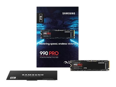 Samsung 990 PRO MZ-V9P2T0BW - SSD - verschlüsselt - 2 TB - intern - M.2 2280 - PCIe 4.0 x4 (NVMe), Ansicht 2