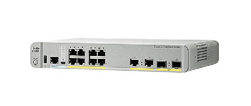 Cisco WS-C3560CX-8PT-S, Managed, Gigabit Ethernet (10/100/1000), Vollduplex, Power over Ethernet (PoE), Rack-Einbau, Wandmontage