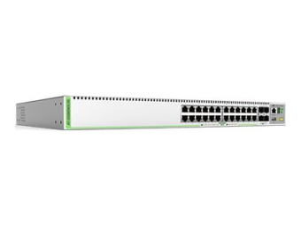 Allied Telesis CentreCOM AT-GS980MX28 - Switch - L3 - managed - 24 x 101001000 + 4 x 10 Gigabit SFP+ (Uplink)