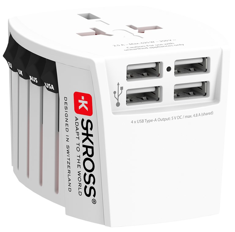 SKROSS 1302961 Reiseadapter MUV USB 4xA - Adapter, Ansicht 4