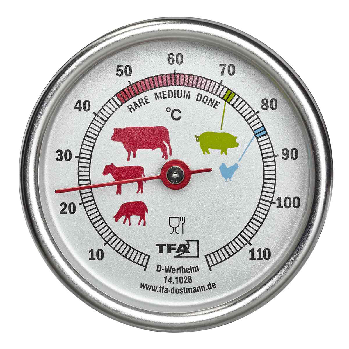 TFA Fleischthermometer - für den Ofen, für BBQ-Grill, für Grill, Ansicht 3