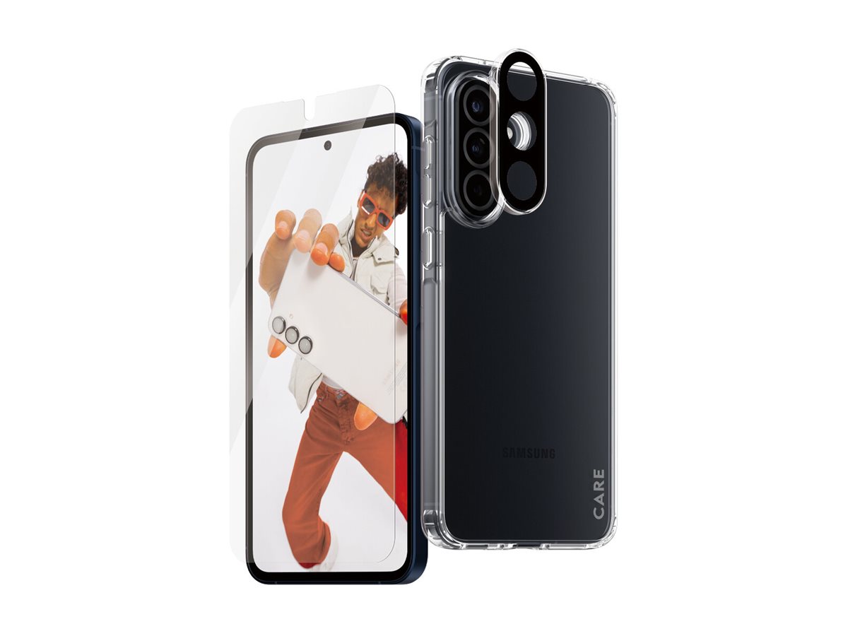 PanzerGlass CARE by PanzerGlass - 3-in-1 Schutzpacket - Schutzhülle hintere Abdeckung für Samsung Galaxy A55, Ansicht 2