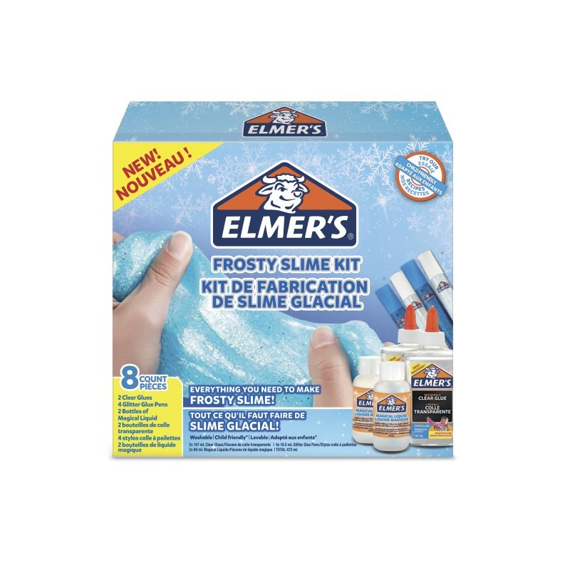 Elmers Elmer's 2077254 - Frosty Slime Kit - blau - glitzer