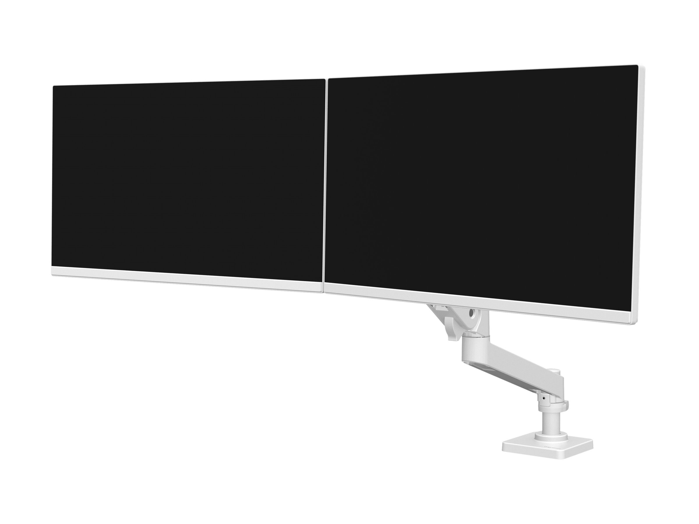 Ergotron LX Pro - Befestigungskit (Dual Direct Arm) - für 2 LCD-Displays - Aluminium - weiß - bis zu 68,6 cm (27 Zoll), Ansicht 4