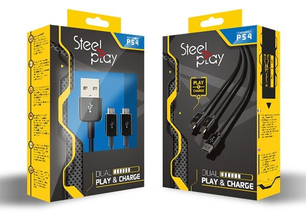 Steelplay Double Play & Charge - Lade-/Datenkabel, Ansicht 3