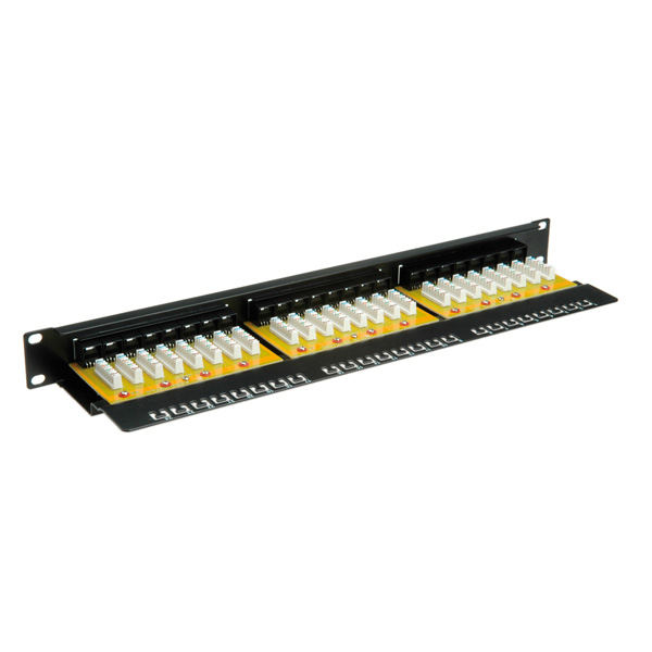 VALUE Patch Panel - CAT 6e - UTP - RJ-45 X 24 - Schwarz - 48.3 cm (19), Ansicht 2