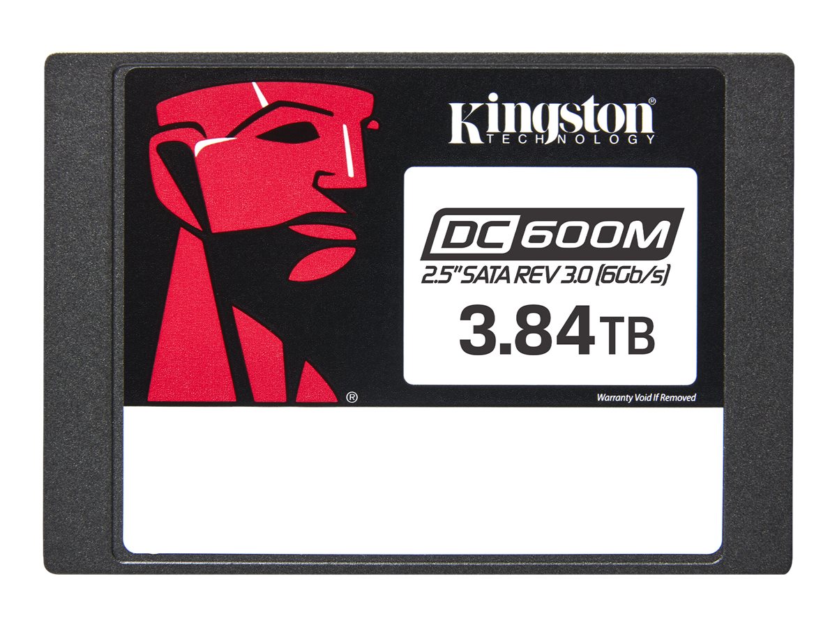 Kingston DC600M - SSD - Mixed Use - verschlüsselt - 3.84 TB - intern - 2.5" (6.4 cm)