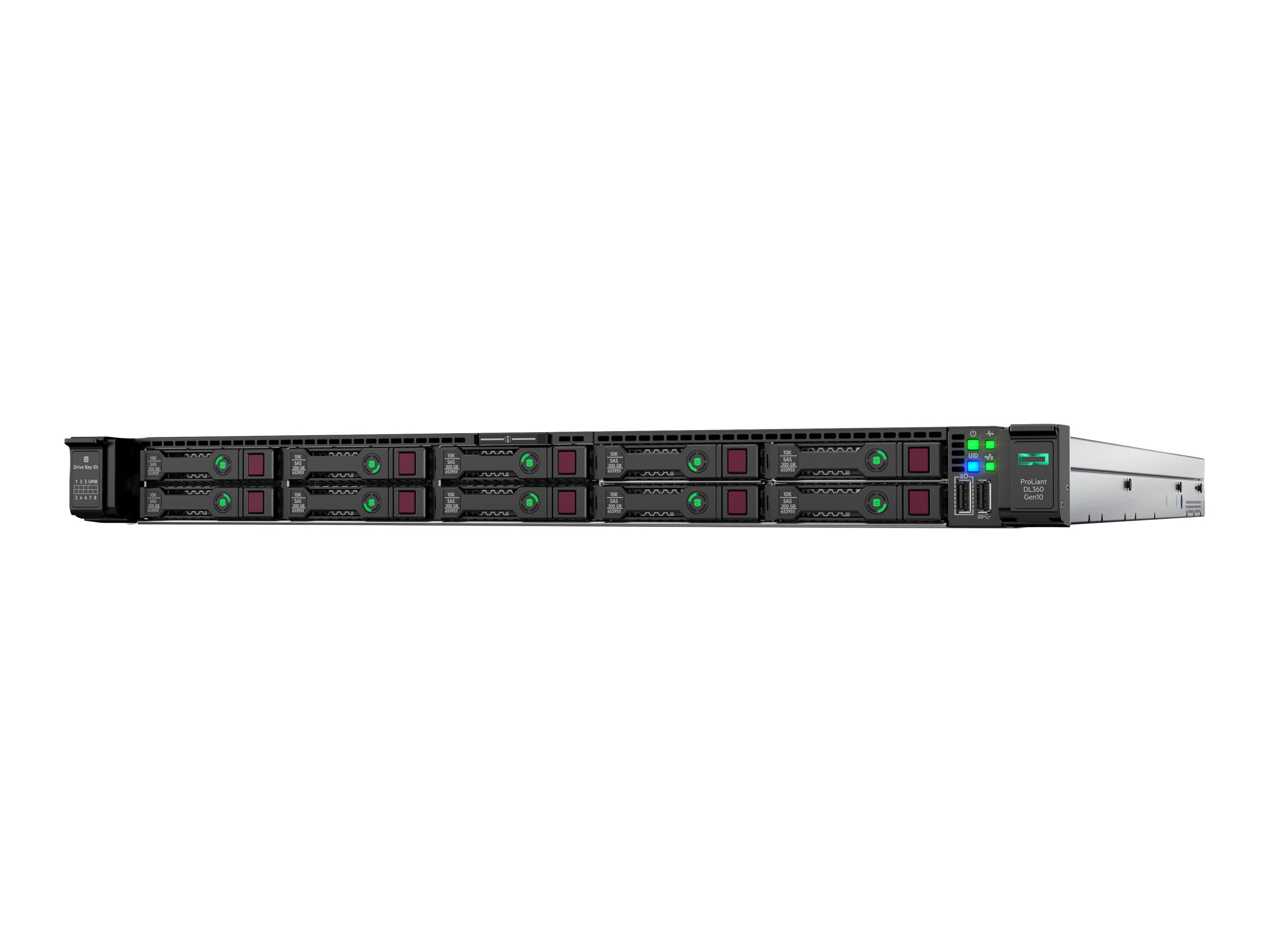 HPE ProLiant DL360 Gen10 SMB Network Choice - Server - Rack-Montage - 1U - zweiweg - 1 x Xeon Silver 4210 / 2.2 GHz - RAM 16 GB - SAS - Hot-Swap 6.4 cm (2.5")