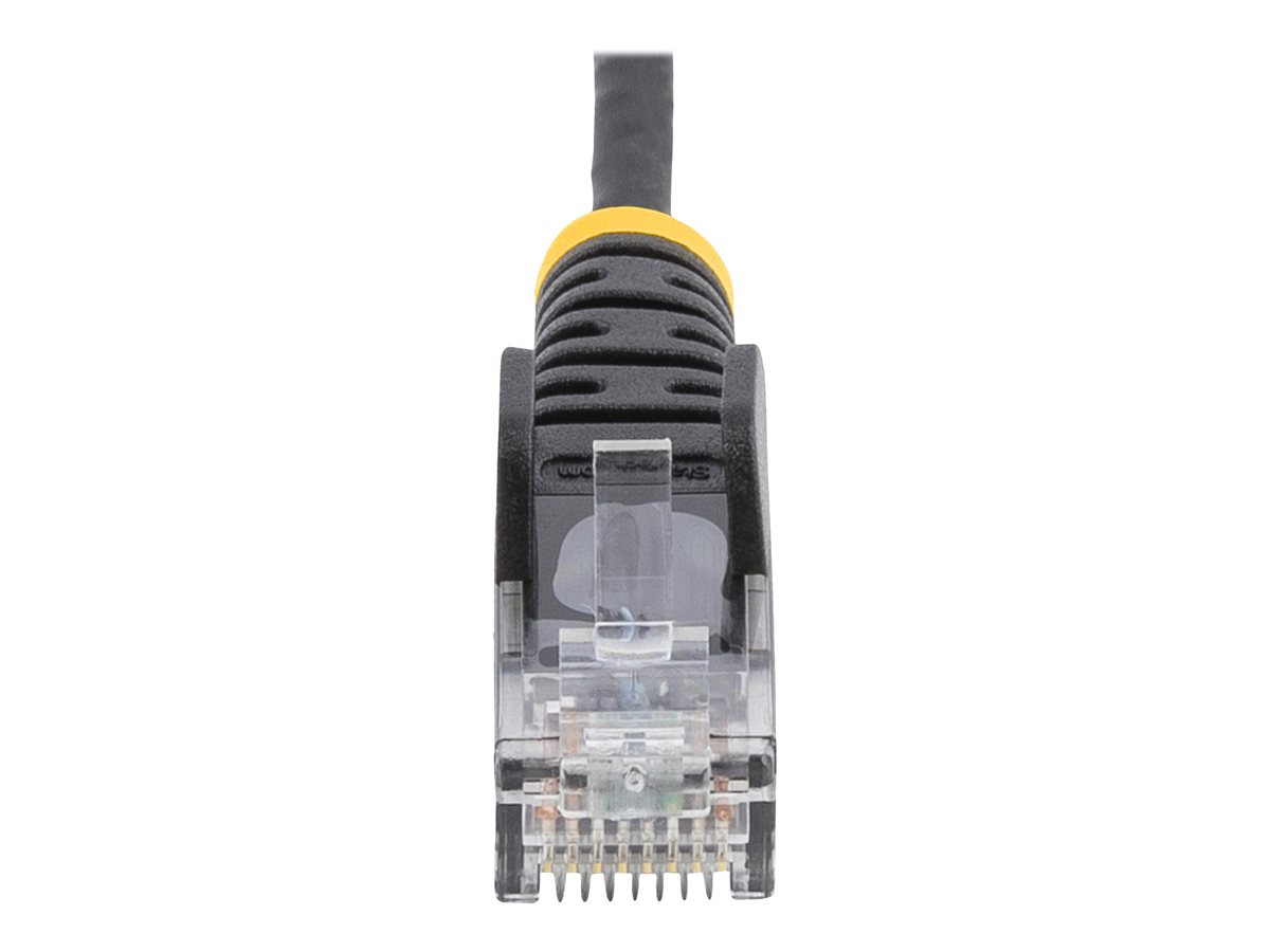 StarTech.com 3 m Cat6-Kabel - Schlank - Snagless RJ45-Anschlüsse - Schwarz