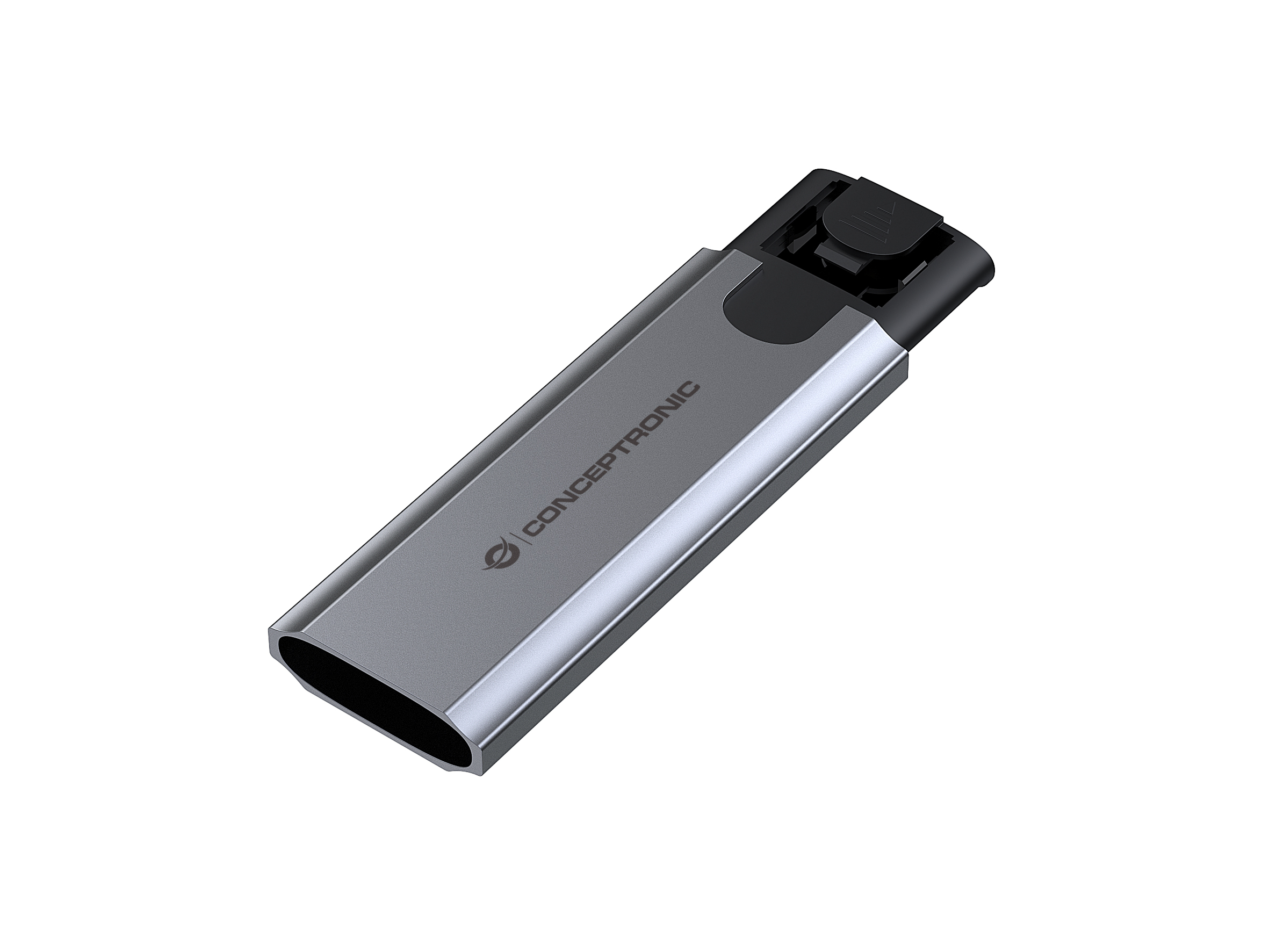 Conceptronic SSD Gehäuse M-Key M.2 ->M/B+M-Key USB3.2 10Gb/s - HDD-Wechselrahmen - USB 3.0, Ansicht 4