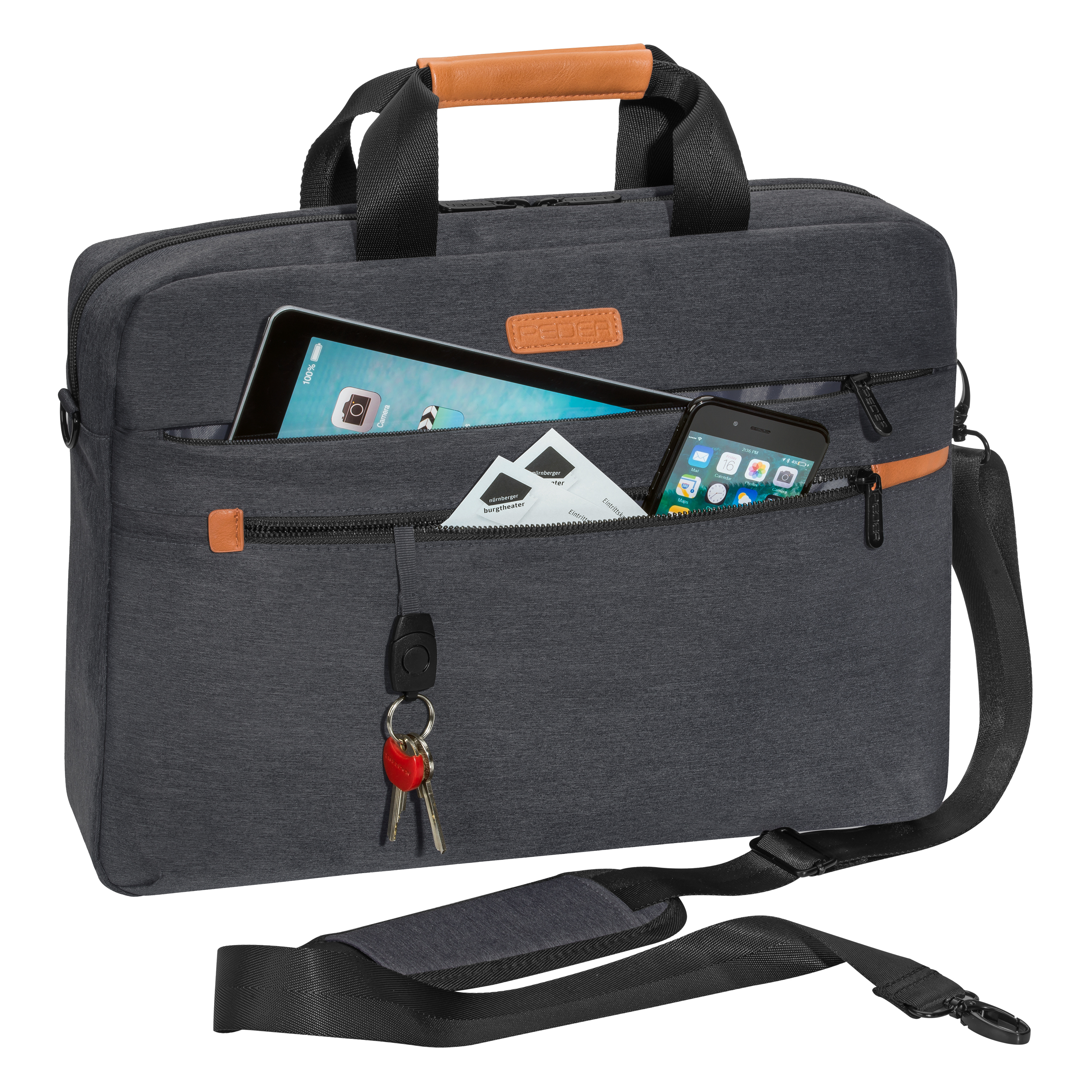 PEDEA Elegance Pro - Notebook-Tasche - 43.9 cm (17.3), Ansicht 4