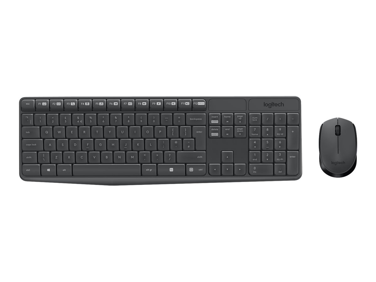 Logitech MK235 - Tastatur-und-Maus-Set - kabellos - TL: Spanisch, QWERTY, Ansicht 5
