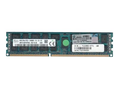 HP 16GB Dual Rank x4 PC3-14900R DDR3-1866 Reg. CAS (715274-001) -REFURB