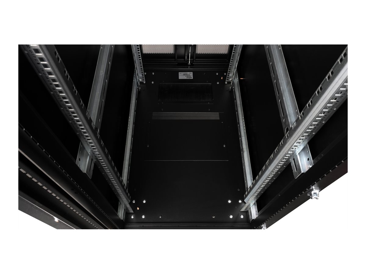 ROLINE 19 Zoll Serverschrank Pro 36 HE 600x1000 BxT schwarz Plexiglas, Ansicht 3