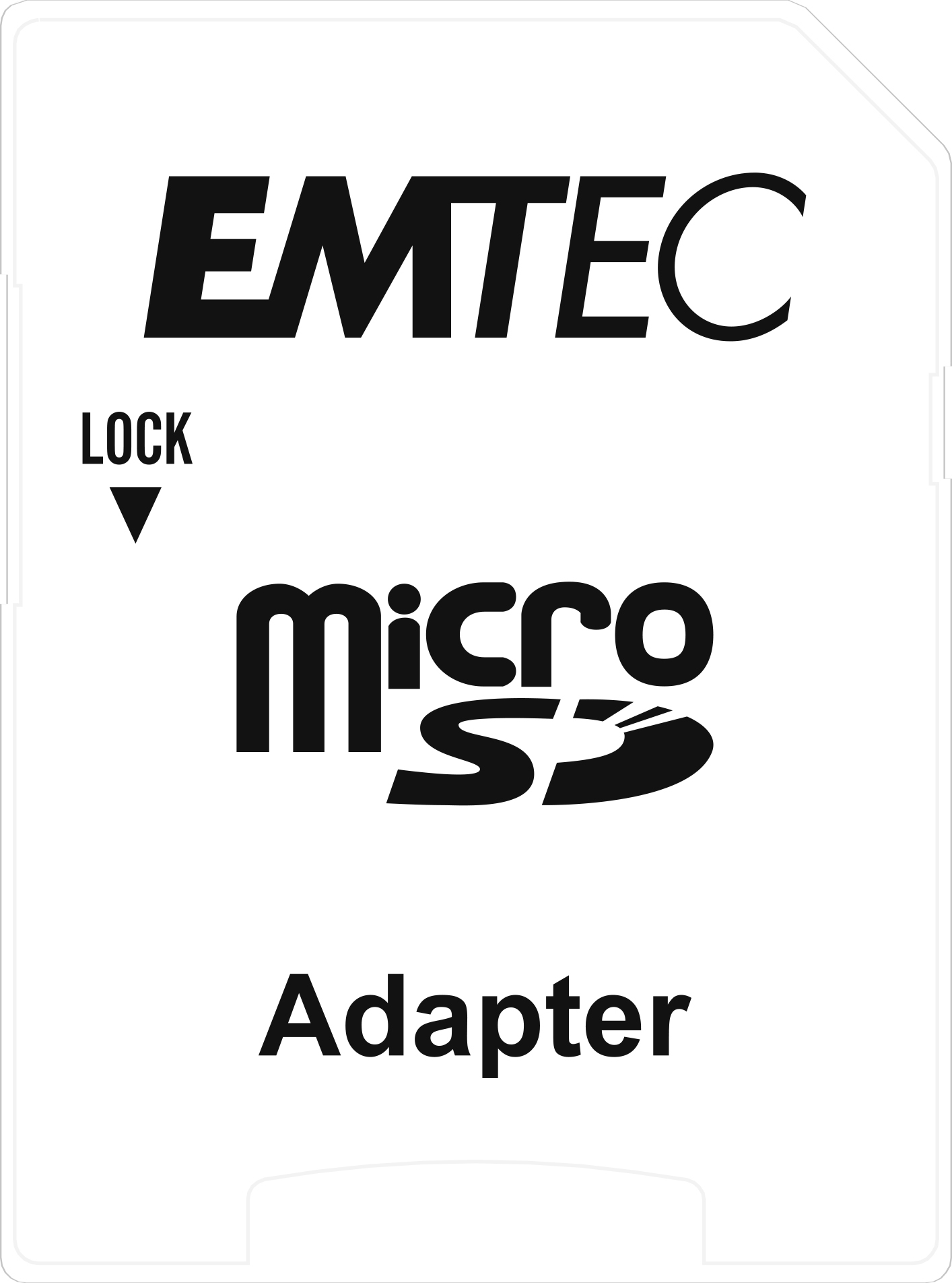 EMTEC Gold+ - Flash-Speicherkarte (SD-Adapter inbegriffen), Ansicht 3