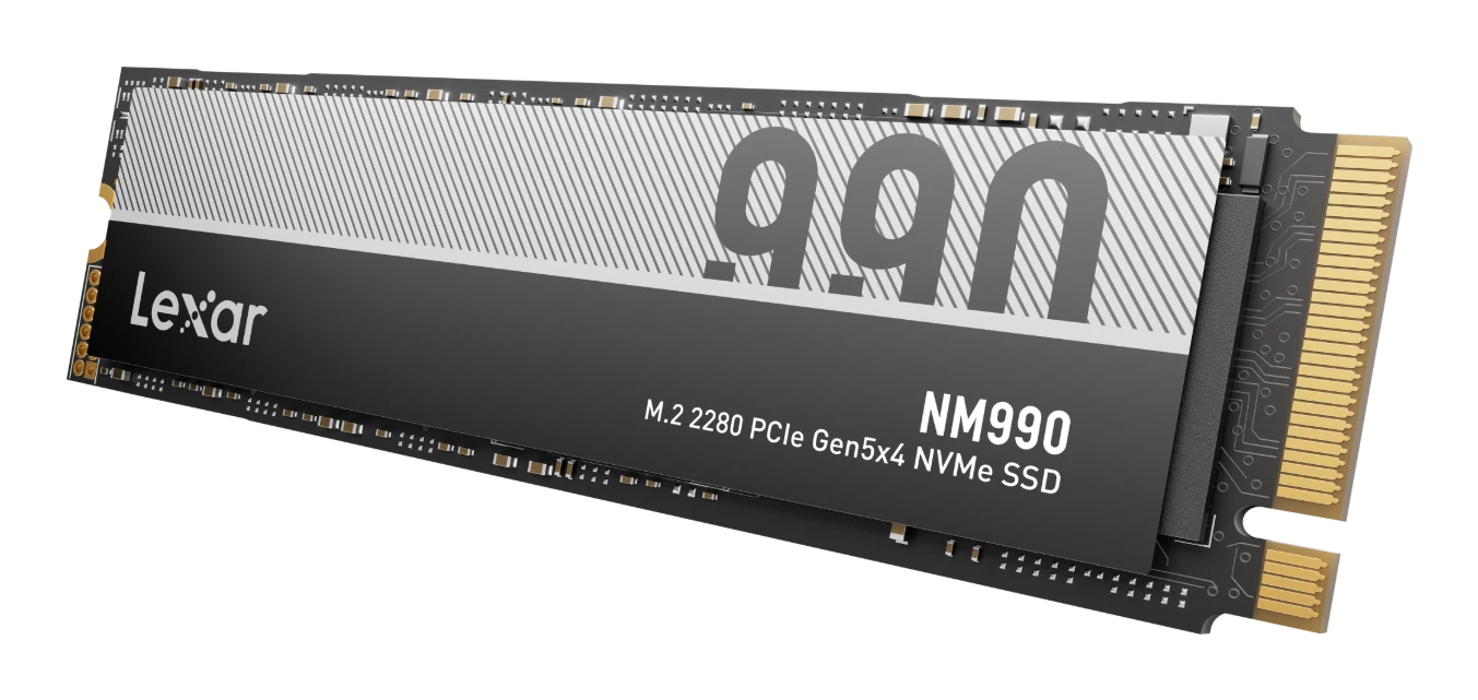 Lexar NM990 - SSD - 1 TB - intern - M.2 2280 - PCI Express 5.0 x4 (NVMe), Ansicht 4