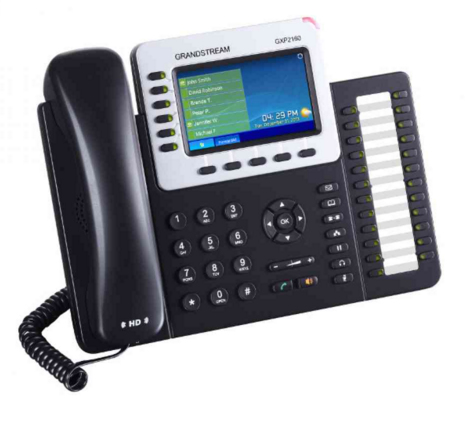 Grandstream GXP2160 Enterprise IP Phone - VoIP-Telefon, Ansicht 4
