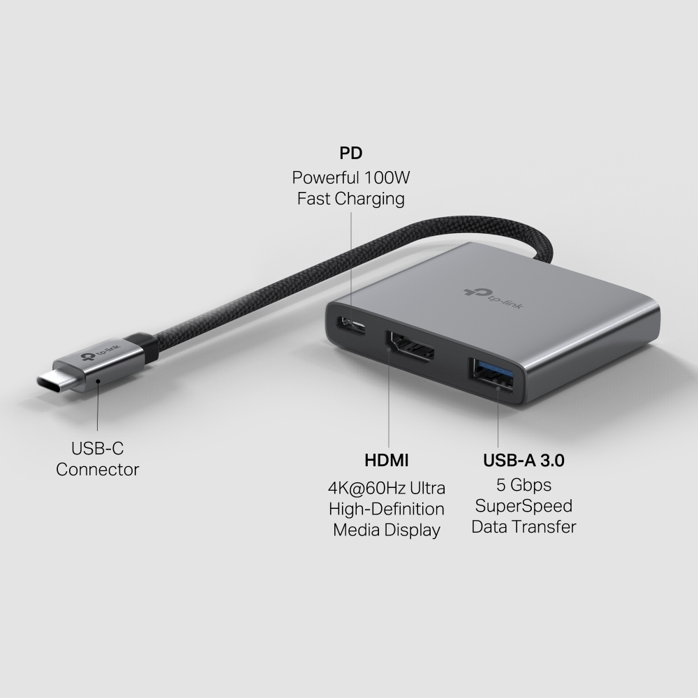 TP-LINK UH3020C V1 - Dockingstation - USB-C, Ansicht 3