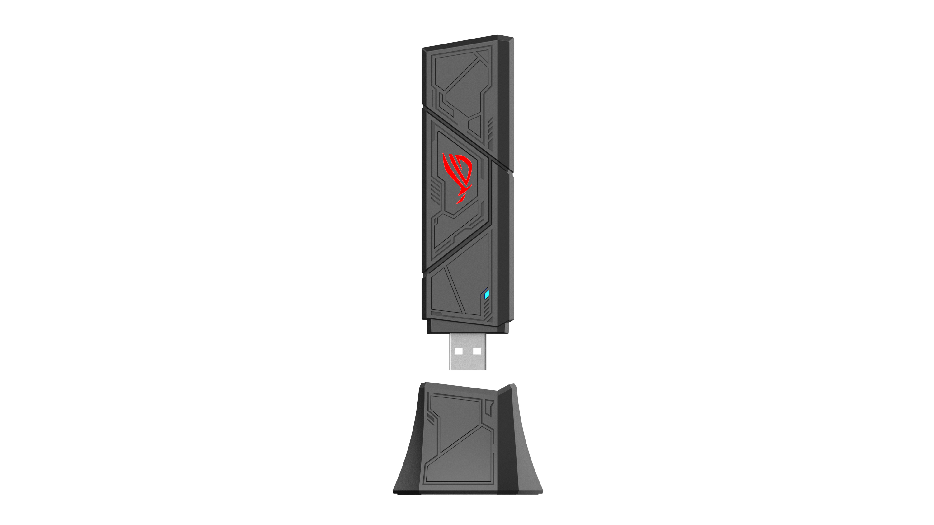 ASUS ROG USB-BE92 - Wireless Router Wi-Fi 7 Multi-Band, Ansicht 2
