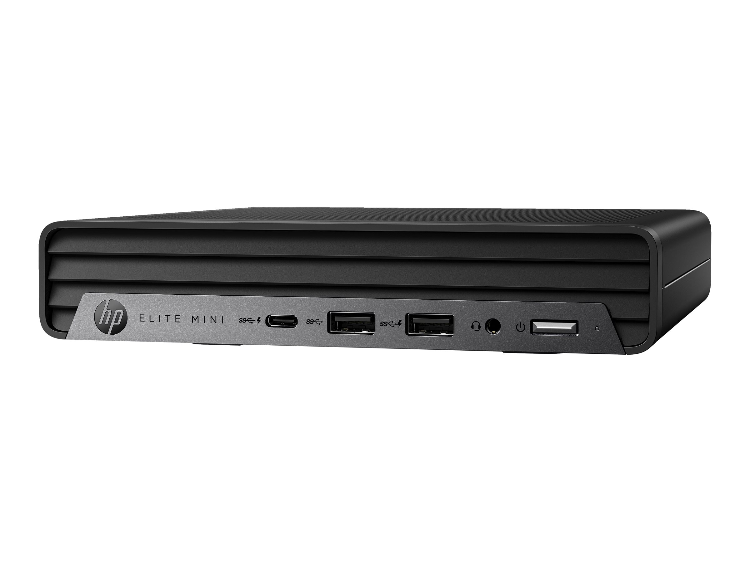 HP Elite 805 G8 - Mini Desktop - Ryzen 3 Pro 5350GE / 3.6 GHz - RAM 8 GB - SSD 256 GB - NVMe - Radeon Graphics - 1GbE, Bluetooth 5.3, Wi-Fi 6 - WLAN: 802.11a/b/g/n/ac/ax, Bluetooth 5.3 - Win 11 Pro - Monitor: keiner - Tastatur: Deutsch - mit HP Wolf Pro S