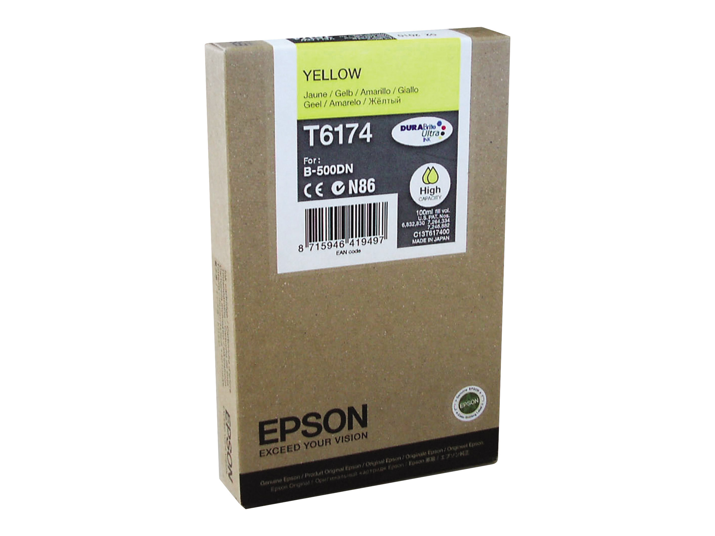 Epson T6174 - 100 ml - mit hoher Kapazität - Gelb - original - Tintenpatrone