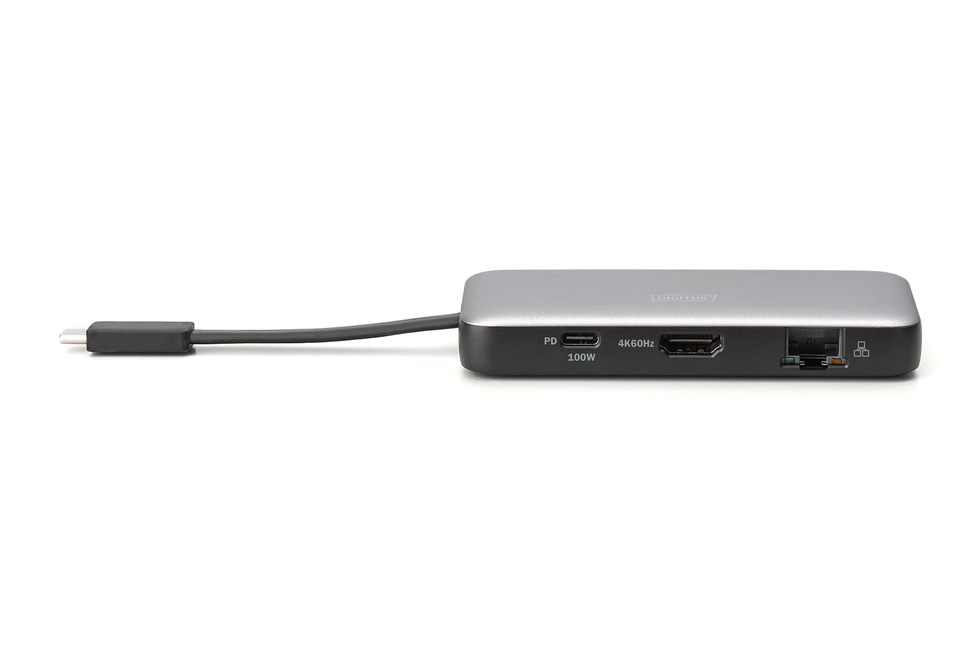 DIGITUS USB-C Travel Docking Station 7-Port HDMI USB RJ45, Ansicht 4