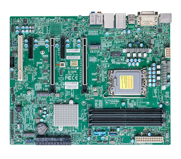 Supermicro X13SAE - Motherboard - ATX - LGA1700-Sockel - W680 Chipsatz - 2.5 Gigabit LAN - USB-C Gen 2x2, Ansicht 2