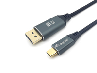 Equip USB-C-zu-DisplayPort-Premium-Kabel - M/M - 1.0 m - 8K/60 Hz - 1 m - USB Typ-C - DisplayPort - Männlich - Männlich - Gerade