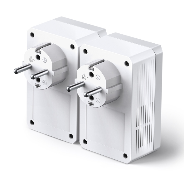 TP-LINK TL-PA4010PKIT AV500+ Powerline Kit with AC Pass Through - Powerline Adapterkit - HomePlug AV (HPAV), Ansicht 4