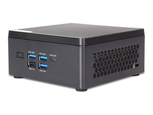 TERRA PC-Micro 6100V1 - GREENLINE - Micro PC - Core Ultra 5 125H / 1.2 GHz - RAM 16 GB - SSD 500 GB - NVMe - Intel Arc Graphics - 1GbE, 2.5GbE, Bluetooth 5.3, Wi-Fi 6E - WLAN: 802.11a/b/g/n/ac/ax (Wi-Fi 6E)