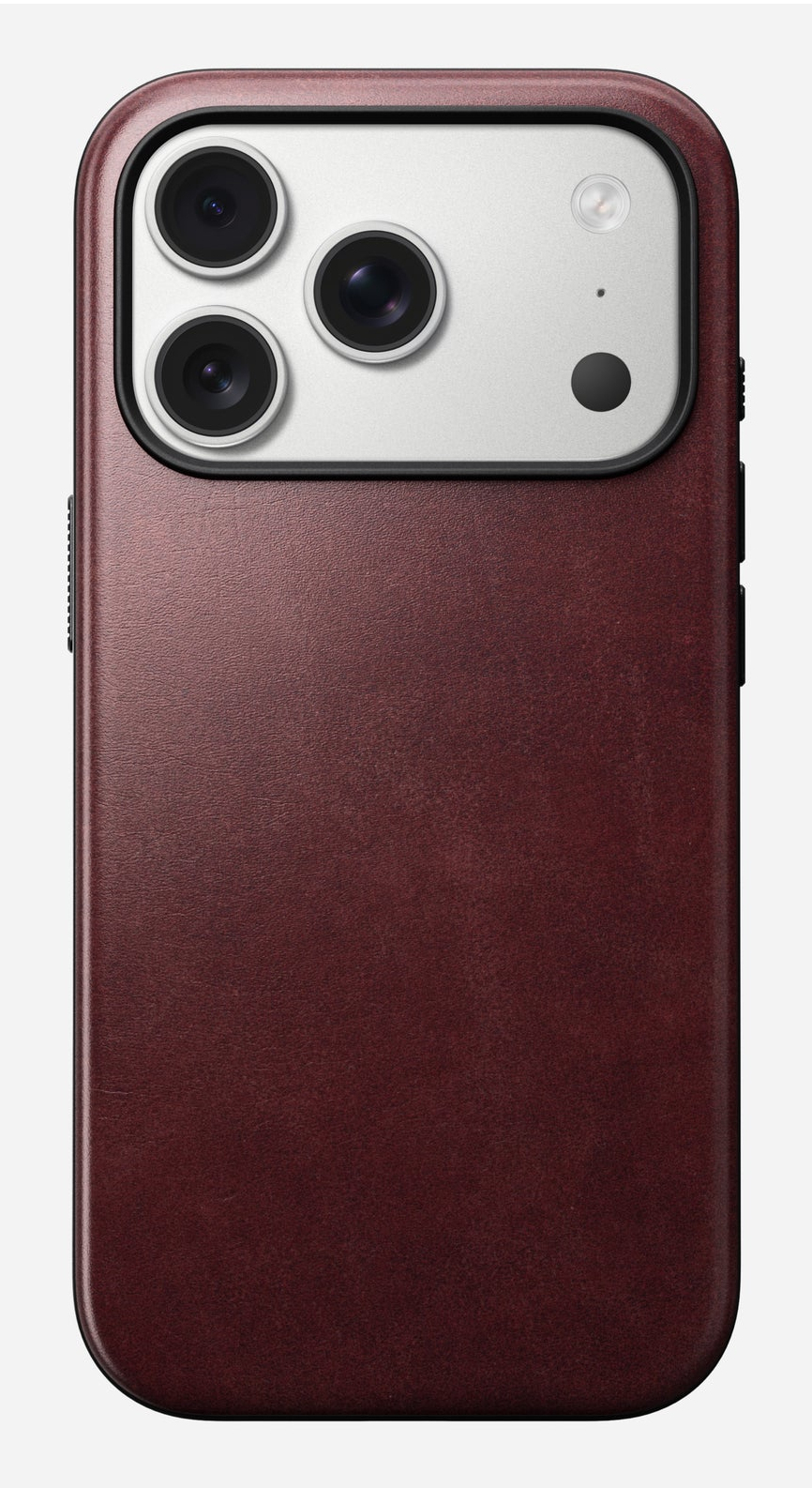 Nomad Modern Leather Case iPhone 17 Pro Burgundy Horween, Ansicht 3