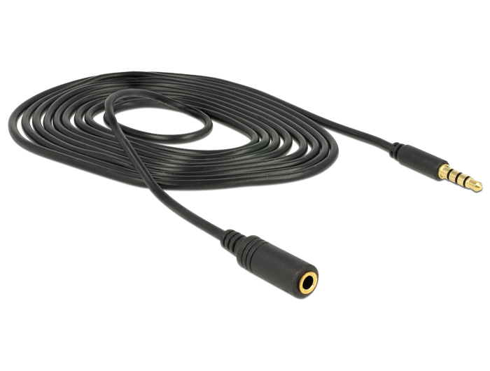 Delock Headset-Erweiterungskabel - 4-poliger Mini-Stecker (M), Ansicht 3