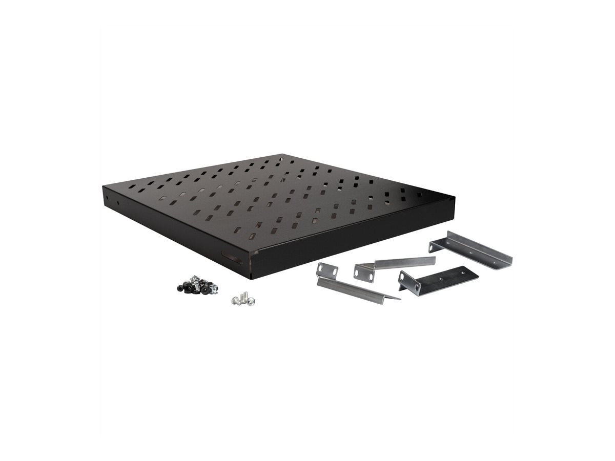 ROLINE 19 Zoll Fachboden 1 HE 500 T 50 kg schwarz, Ansicht 3