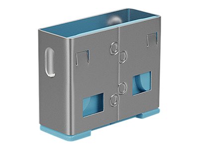 Lindy USB Port Blocker - USB-Portblocker - Blau (Packung mit 10), Ansicht 4