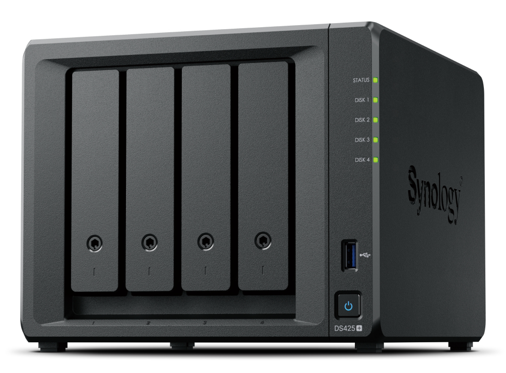 Synology Disk Station DS425+ - NAS-Server - 4 Schächte, Ansicht 2