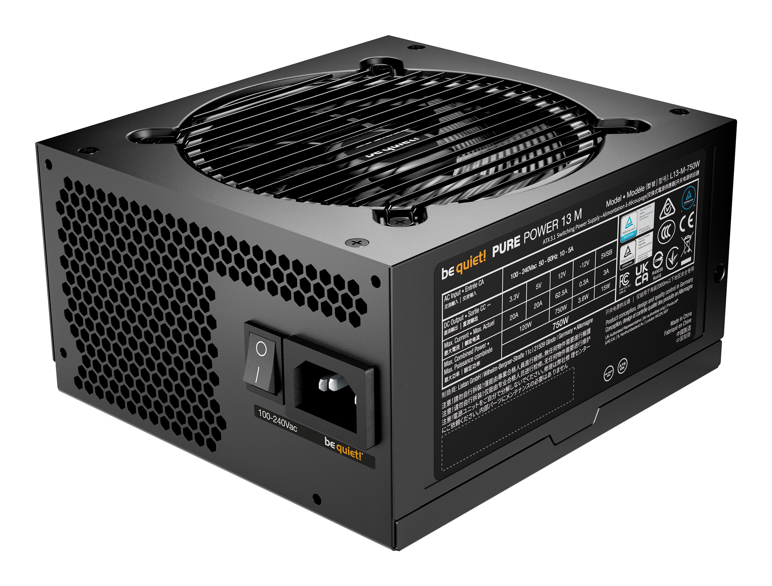 Be Quiet! Netzteil Pure Power 13 M - PC-/Server Netzteil - ATX, Ansicht 4