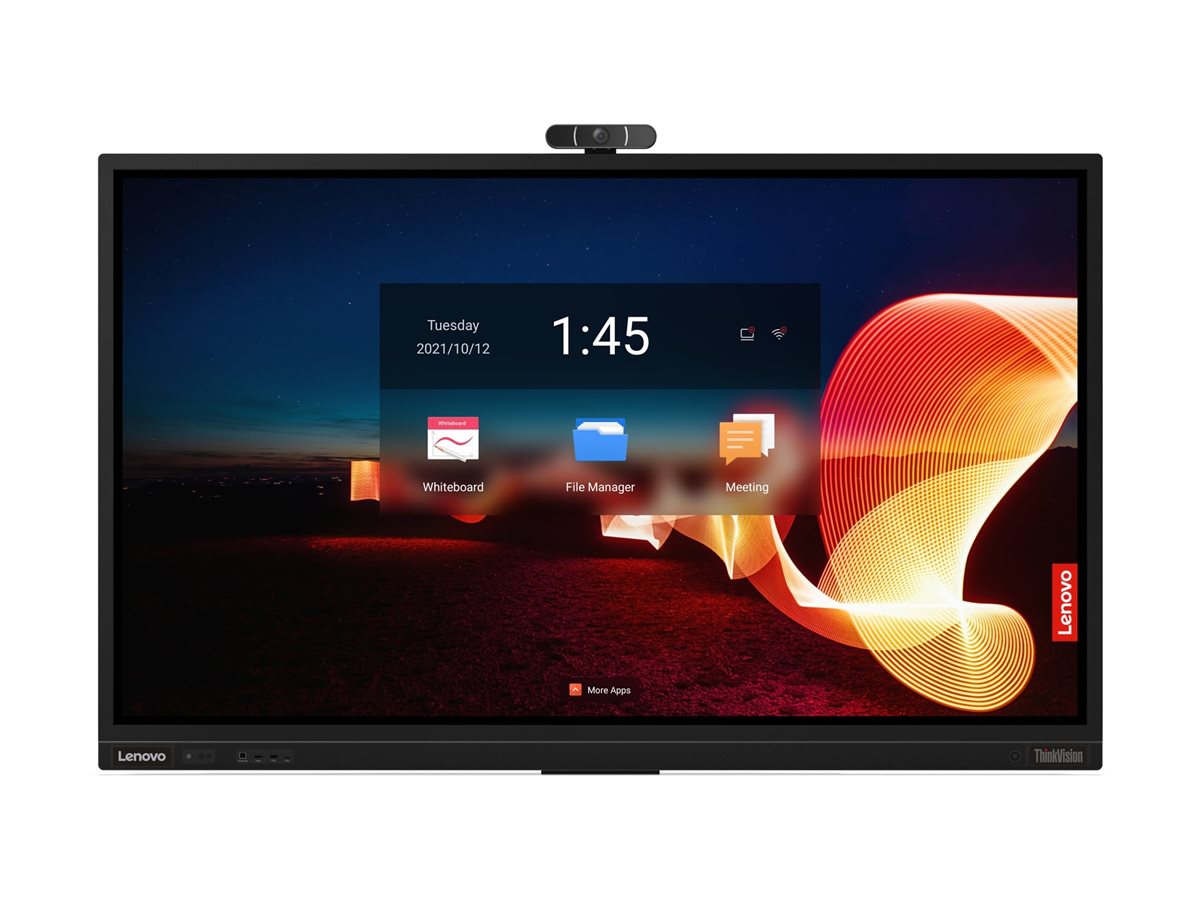 Lenovo ThinkVision T75 - 190 cm (75") Diagonalklasse LCD-Display mit LED-Hintergrundbeleuchtung - interaktiv - mit Touchscreen (Multitouch)