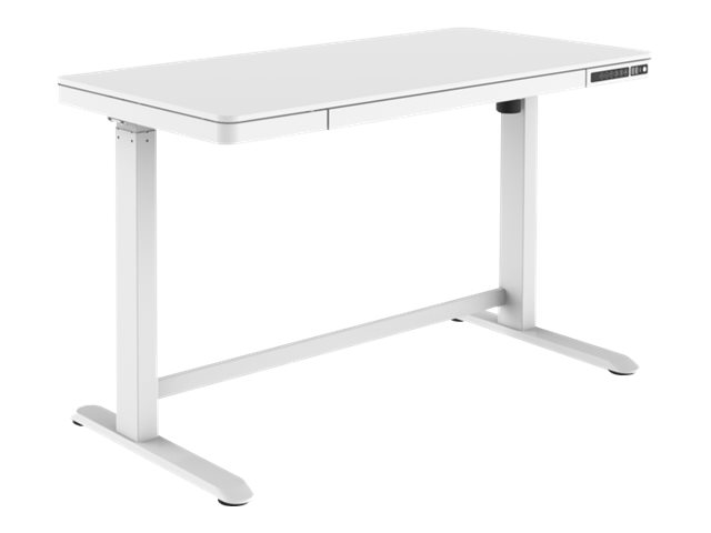 DIGITUS Elektrisch höhenverstellbarer Schreibtisch mit USB-Ladestation und Schublade, Ansicht 2