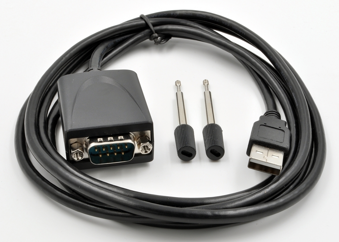 Exsys Serieller Adapter - USB - RS-232 - Schwarz, Ansicht 2