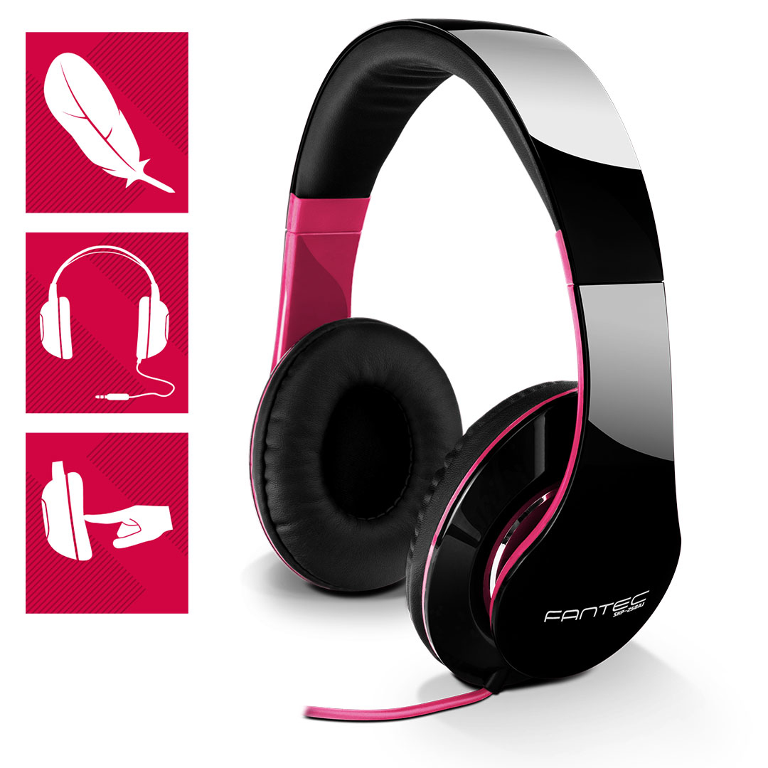 FANTEC SHP-250AJ-PK - Kopfhörer - ohrumschließend, Ansicht 4