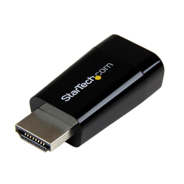 StarTech.com Kompakter HDMI auf VGA Adapter/ Konverter ideal für Chromebooks Ultrabooks & Laptops- HDMI zu VGA, Ansicht 2