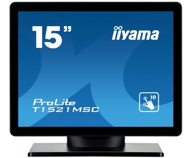 Iiyama ProLite T1521MSC-B1, 38,1 cm (15&quot;), 1024 x 768 Pixel, LED, 8 ms, Schwarz