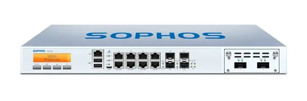 Sophos SG 310 rev.2, 19 Gbit/s, 3 Gbit/s, 5000 Mbit/s, 1,2 Gbit/s, 167 BTU/h, 109 BTU/h