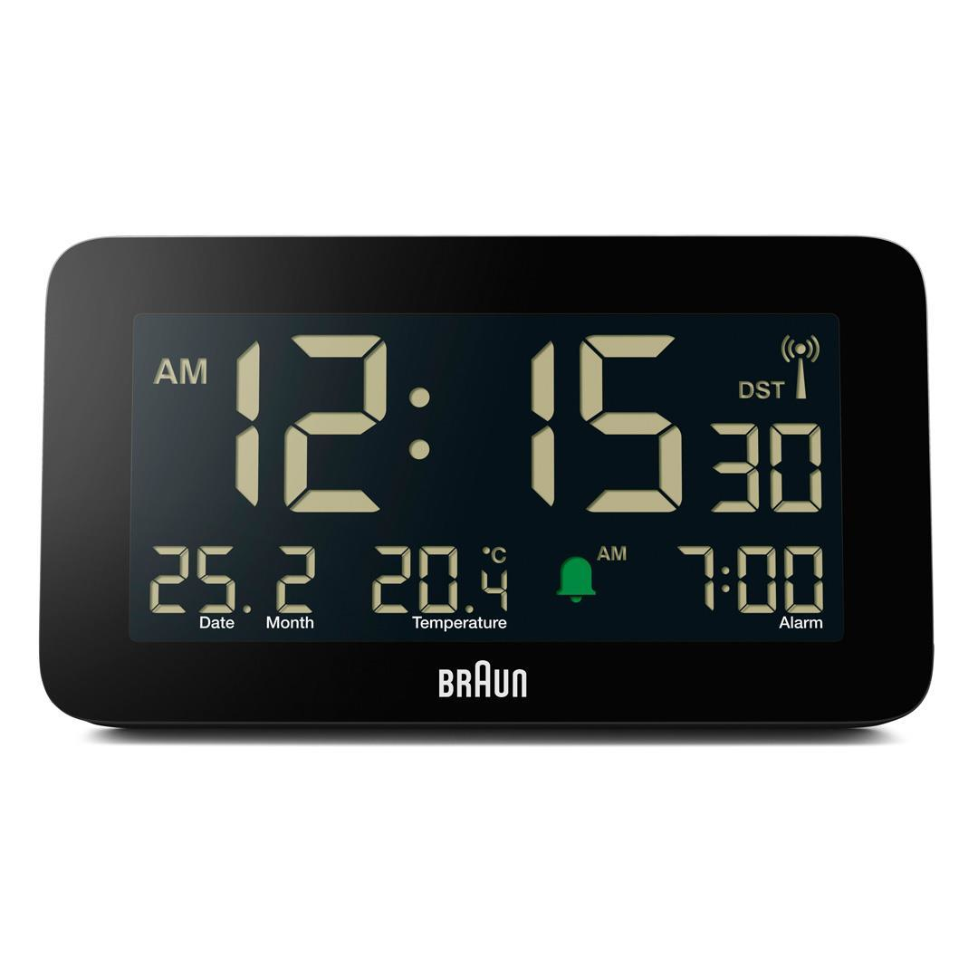 Braun BC10 - Digitaler Wecker - Rechteck - Schwarz - 12/24 h - F - °C - LCD, Ansicht 4