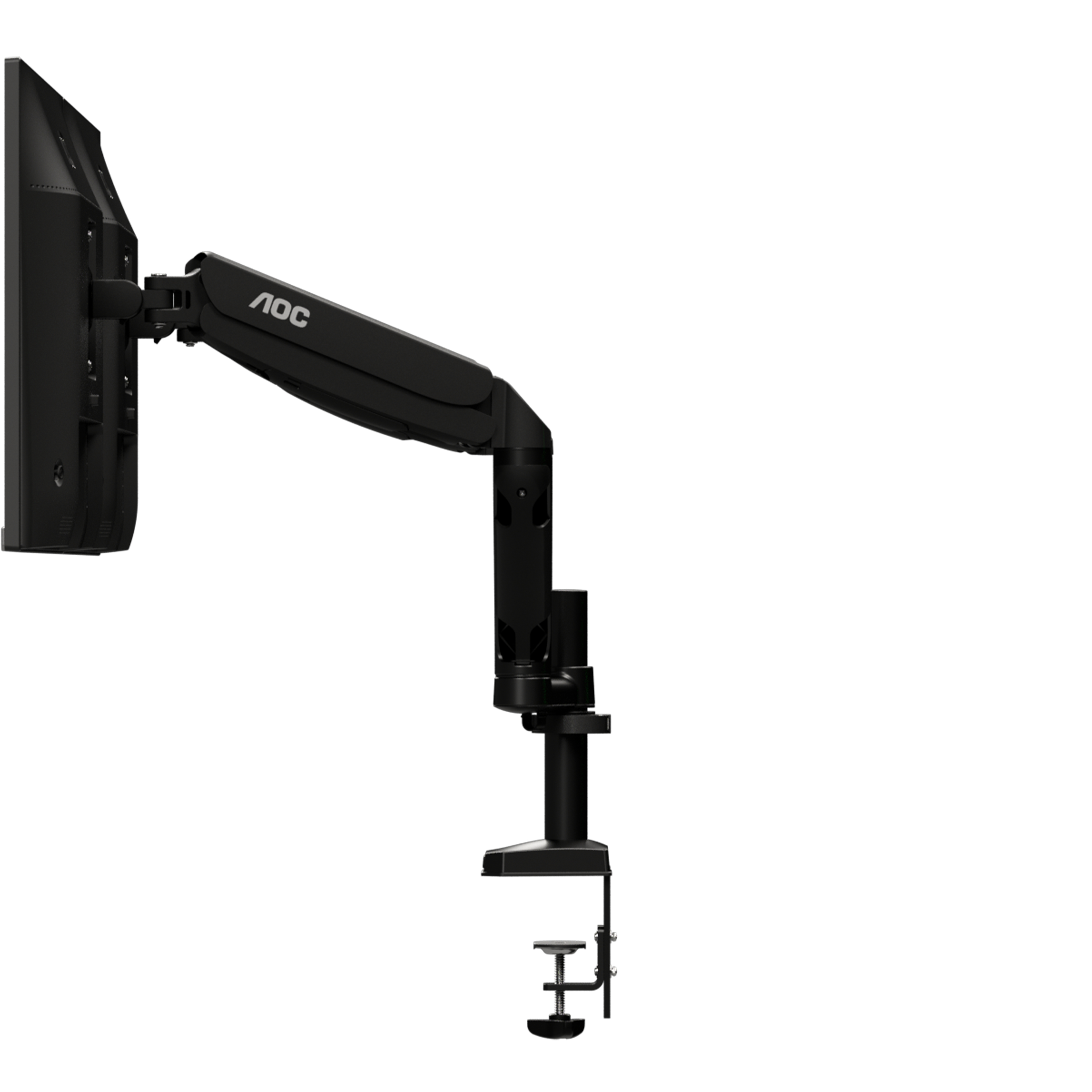 AOC AD110D0 - Befestigungskit - einstellbarer Arm - für 2 LCD-Displays - Schwarz - Bildschirmgröße: bis zu 27 Zoll, Ansicht 3