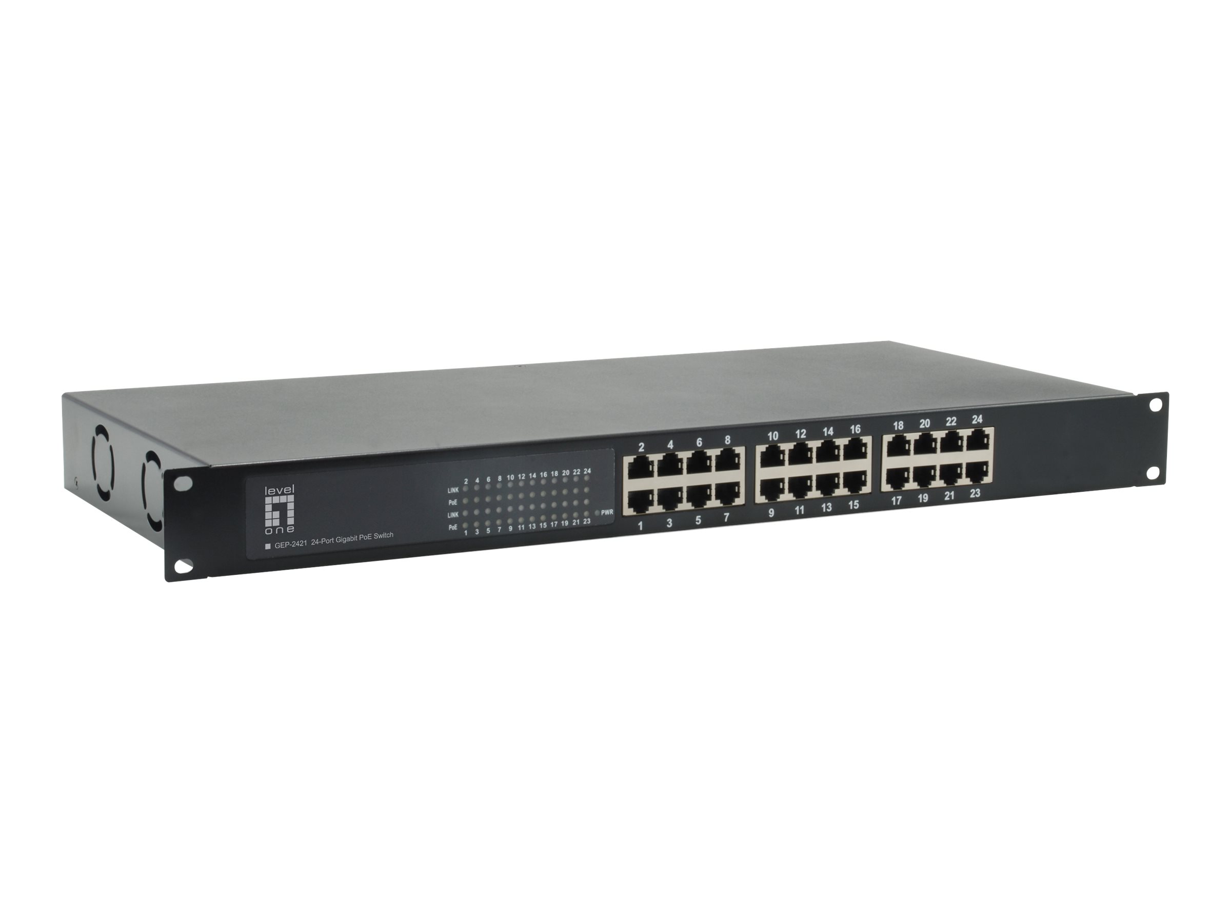 LevelOne GEP-2421W630 - Switch - 24 x 101001000 (PoE)